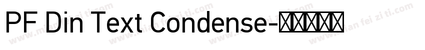 PF Din Text Condense字体转换